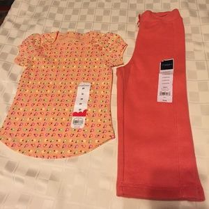 NWT Jumping Beans Top and Pants